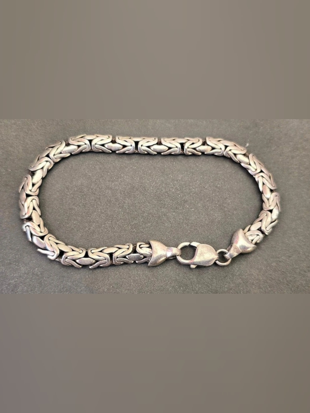 Sterling Silver Byzantine Bracelet